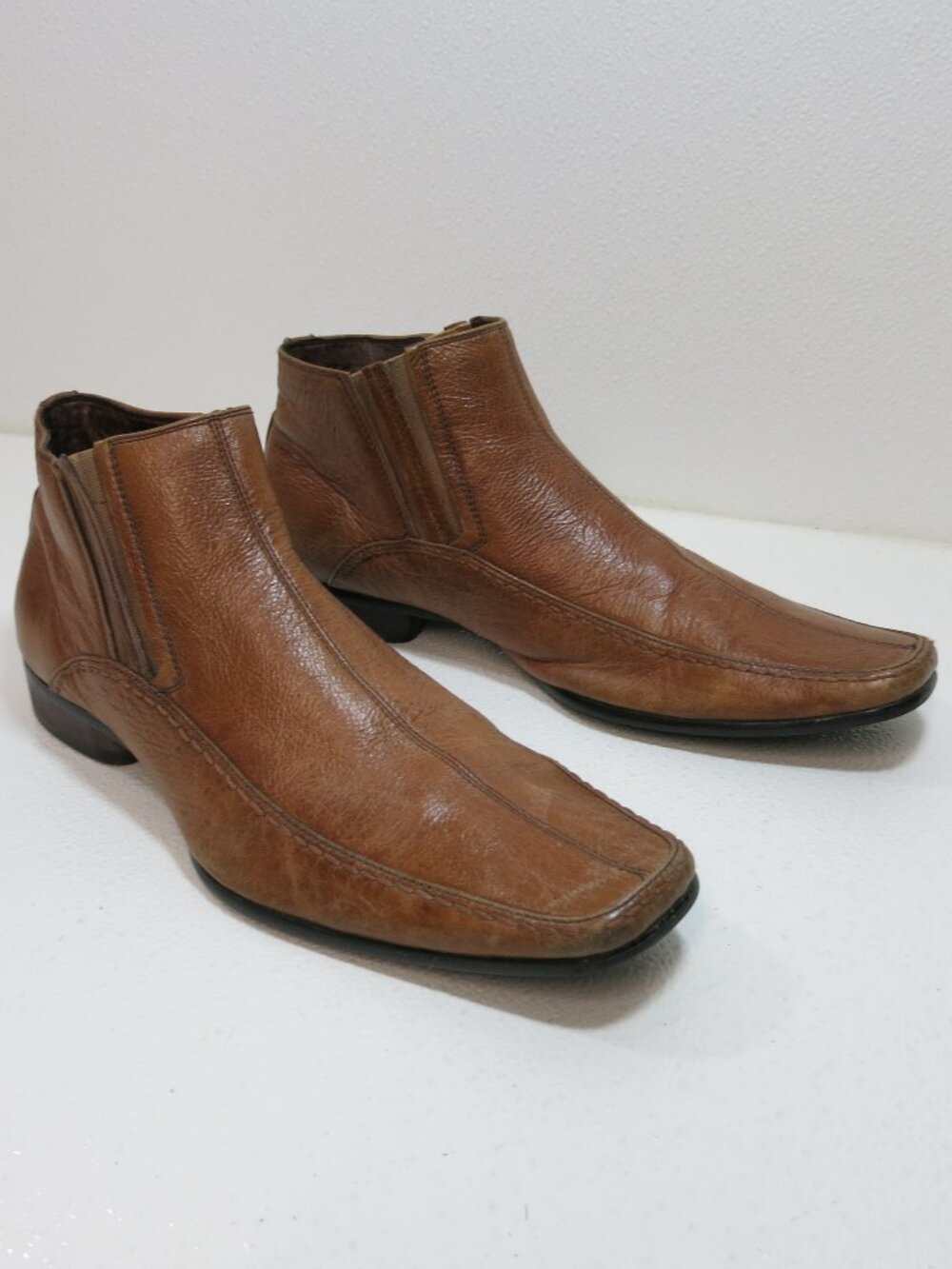 Kenneth Cole Reaction Oil Tanned Leather Dress Boots Men's Footwear Shoes Sz 11 - Picture 2 of 6